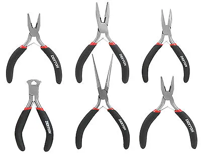 £3.99 • Buy Jewellery Making Mini Pliers Extra Long Bent Nose Side End Cutter Beading Tools