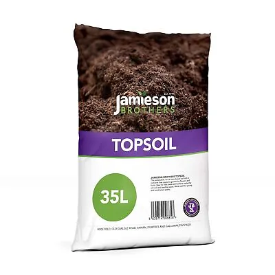 Top Soil Peat Free 35L Bag  - For Landscaping And Growing By Jamieson Brothers • £16.99