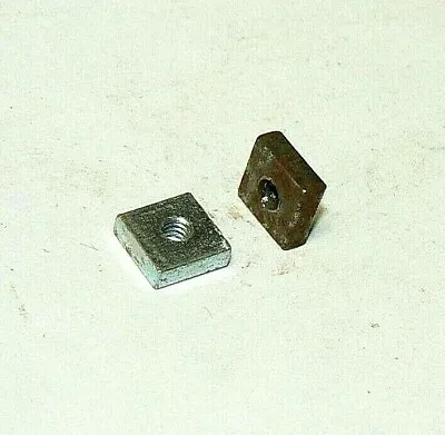 5/40 Square Nuts - Plain Steel Finish - Lot Of 200 Pcs. • $10