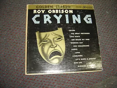 $29.99 • Buy Roy Orbison - Crying 1962 USA Stereo Orig. Vinyl LP G/G
