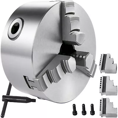 VEVOR K11 Lathe Chuck 3-jaw Self-centering 80 100 125 130 160 200 250mm Milling • £71.39