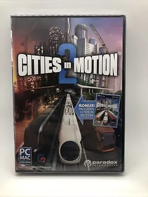 Cities In Motion 2 W/Bonus Includes Cities In Motion 1 PC Game (Steam)New Sealed • $12.54