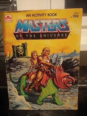 Vintage 1983 MOTU Masters Of The Universe Activity Coloring Book By Golden • $9.99