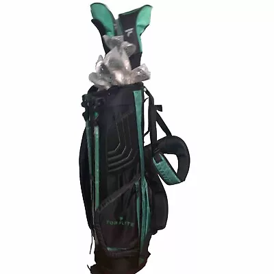 Top Flite Men's Complete Golf Club Set Regular Flex Right Hand 10 Clubs W/Bag • $180