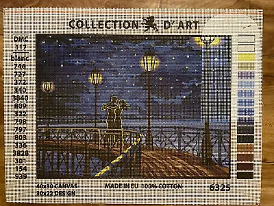 $21.99 • Buy Needlepoint Canva 30x40 Collection D Art Dancin In The Night Canvas Only