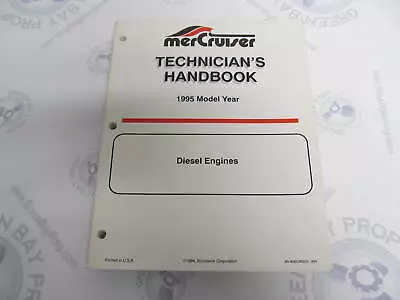 1995 Mercury Mercruiser Diesel Engine Technicians Handbook 90-806536950 • $27.98