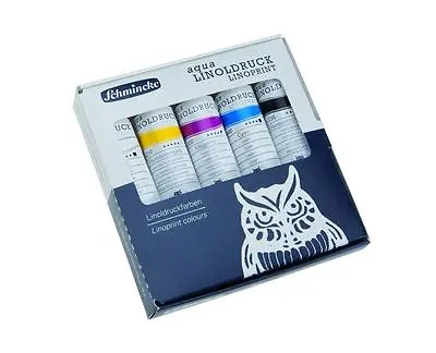 Schmincke Lino Block Printing Ink Set - Water Based - 5 X 20ml Tubes • £31.99