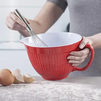 Zeal Large Mixing Bowl Jug With Handle Ideal For Baking 3 Litre • £21