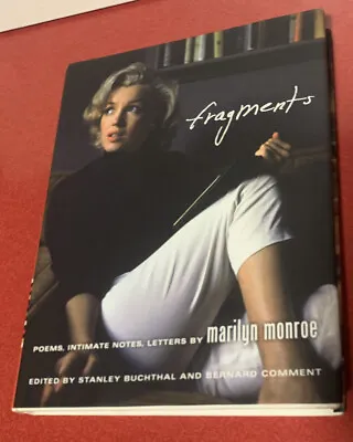Marilyn Monroe: Fragments Book By Marilyn Monroe • $30