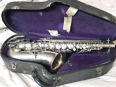 Vintage King Alto Saxophone silver • $1650