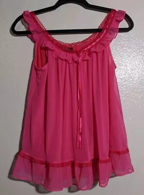 Victoria's Secret Sexy Little Things Pink Baby Doll Cami Size Small  • $17