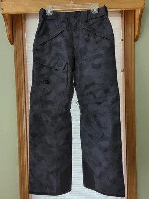 $59.99 • Buy THE NORTH FACE Size S Mens DRYVENT Camo Black Gray Adjustable Waist Ski Pants 