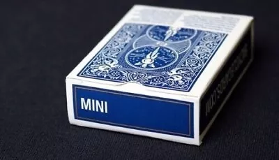 Bicycle Mini BLUE Deck Rider Back Playing Cards 2.5  X1.75  Miniature Small Tiny • $3