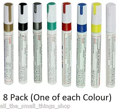 Permanent Universal Oil Paint Marker Pen For Rubber Glass Metal Tyres Bin Number • £3.04