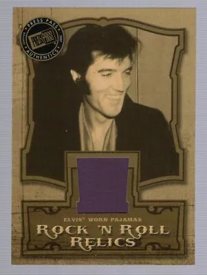 Elvis Presley 2007 Press Pass The Music **worn-pajamas** Relic Card #rr-pj • $29.99