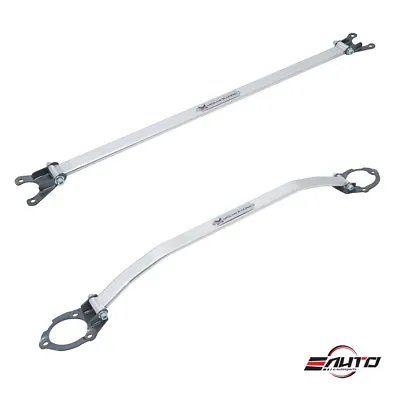 MEGAN Race Spec Front + Rear Strut Bar Brace For BMW E30 318 320 325 82-91 • $194.98