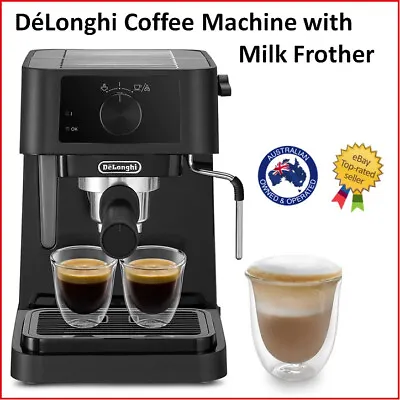DéLonghi Coffee Machine Manual Espresso Cappuccino Maker 15 Bar Crema Frother • $199