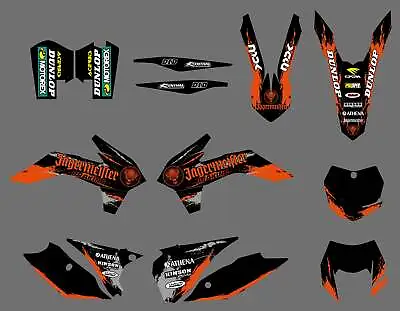 Graphics Decals Kit For KTM 125/200/250/300/450/500 EXC XCW XC-W XCF-W 2014-2016 • $56.99