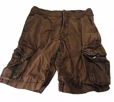 Vintage OP Shorts Men's 34 Brown Ocean Pacific Beach Cargo Skate Grunge • $49.95