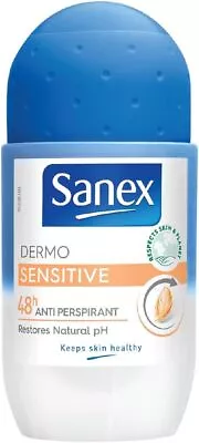 Sanex Dermo Sensitive Extra Cool Roll On Deodorant 50 Ml 50 (Pack Of 1)  • £9.69