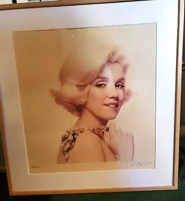 Bert Stern Signed Marilyn Monroe Lithograph 180/250 - 1962 Last Sitting • $2500