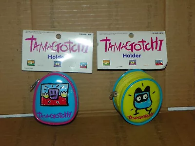 Lot Of 2 TAMAGOTCHI Virtual Pets Holder Keychains New 1997 Bandai • $27.88