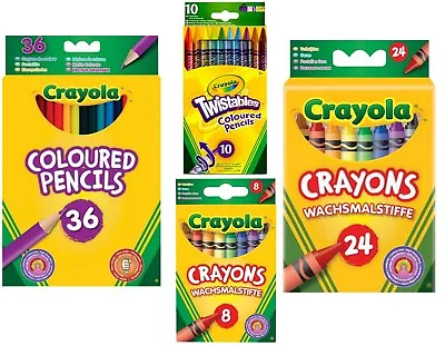 Crayola Crayons Colouring Colour Pencils Drawing Art School - Free Delivery • £2.99