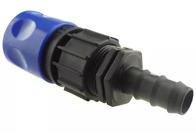 £7.19 • Buy Garden Irrigation Pipe Connector,13/16mm Ldpe Pipe-garden Hose Female Click-lock