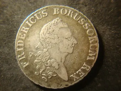 1784 XF Solid Prussia Silver Germany Thaler E Mint • $292