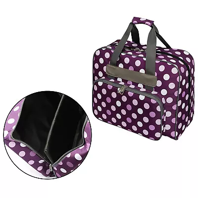 Polka Dot Large Capacity Sewing Machine Bag Travel Portable Storage Handbag • $62.71