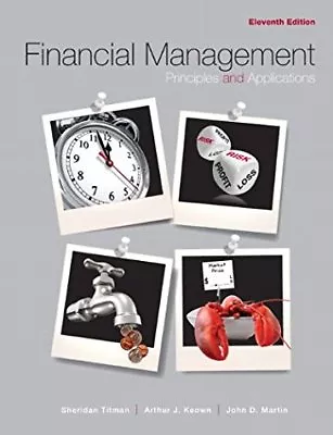 $15.99 • Buy Financial Management Principles And Applications By Sheridan Titman