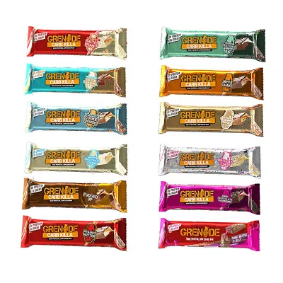 Grenade Carb Killa High Protein Low Carb Protein Bars All Flavours - You Choose • £7.80