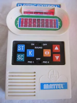 Vintage 2000 Mattel Electronic Classic Football Handheld Game WORKS! • $21.99
