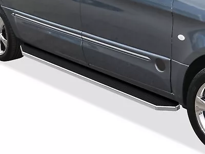 Polished 6  IBoard Side Step Nerf Bar Fit 16-23 Mercedes-Benz Metris Cargo Van • $199