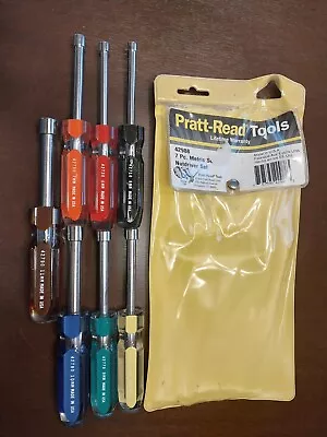 Pratt-Read Metric Nut Driver Set 42988 Made In USA 5mm 6 7 8 9 10 11 Mm • $39.95