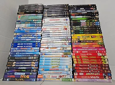 Wholesale Lot 100+ DVDs Kids & Family Children's Baby Pixar Disney Dora Potter • $10