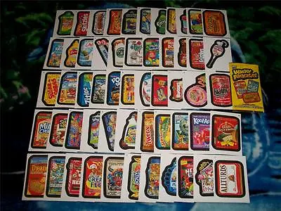 2014 Wacky Packages Series 1 Complete 55 Sticker Card Set  • $23.99