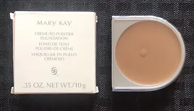 New In Box Mary Kay Creme To Powder Foundation Beige 4 D Shape ~ #310700 • $20.70