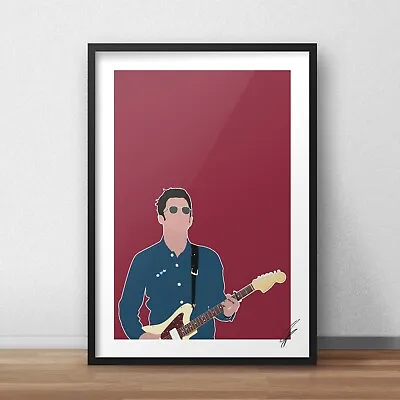 Noel Gallagher INSPIRED WALL ART Print / Poster A4 A3 Oasis Liam High Flying • £4.99