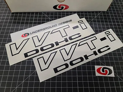 VVT-i DOHC Decals (2pk) Side Fender Racing Stickers Fits Toyota Celica Corolla S • $13.95