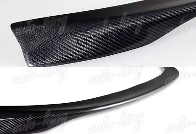 M-style Real Carbon Fiber Rear Trunk Duck Spoiler Lid Wing Fit 15-18 Bmw F16 X6 • $119.24