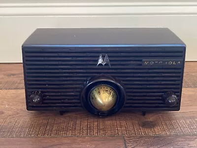 Vintage 1956 Motorola Radio 56h Mid Century Modern Tubes Movie Set Parts Repair • $99.99