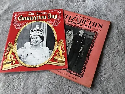 Princess Elizabeth’s Wedding Day And The Queens Coronation Day Original Items • £8