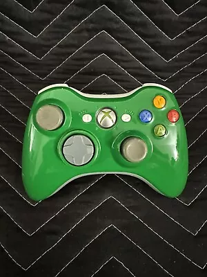 Custom Green Xbox 360 Controller (Professionally Painted) + Charge Cable Adapter • $84.95