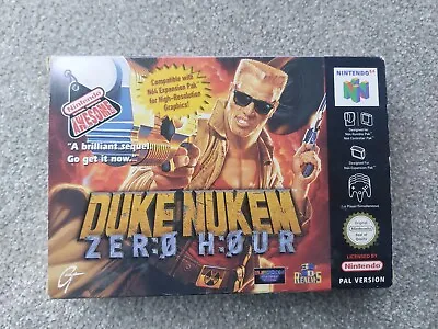 N64 DUKE NUKEM ZERO HOUR ~ Nintendo 64 PAL Boxed Complete  • £84.95