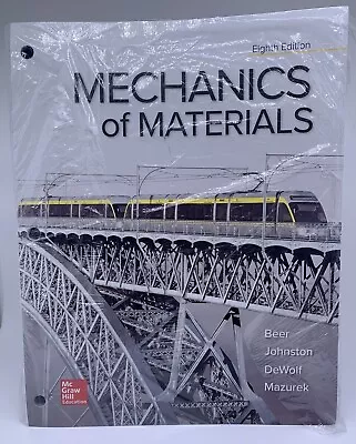 NEW- Mechanics Of Materials Loose Leaf 8th Edition • $219.17