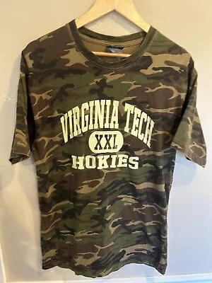 Virginia Tech Hokies Ncaa Mens Graphic Tee Camo Large  • $15