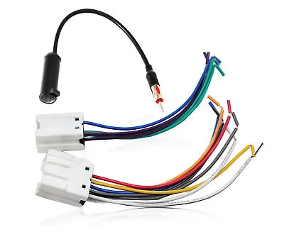 Car Stereo Wiring Harnes With Radio Antenna Adapter For Nissan Altima Pathfinder • $15.99