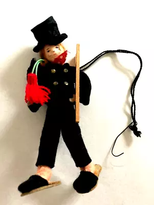 Vintage German Handcrafted Chimney Sweep Ornament • $40