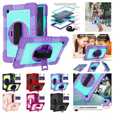 $10.99 • Buy Shockproof Stand Case Cover Kids Strap For Samsung Galaxy Tab A A7 A8 S6 S7 S8